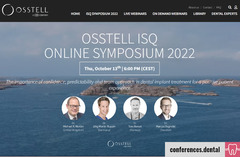 Osstell ISQ Online Symposium (Online, 13 October 2022)