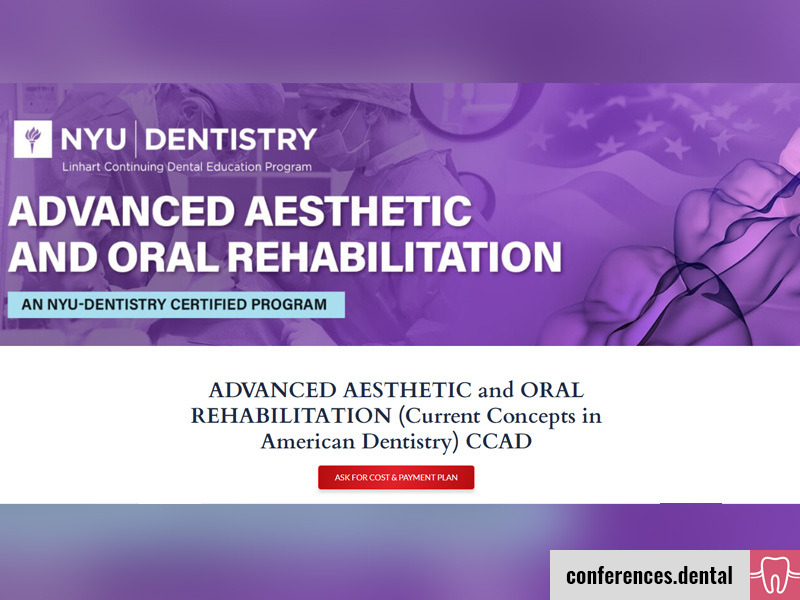 Advanced Aesthetic and Oral Rehabilitation (CCAD) (20 June 2022 - 20 October 2023