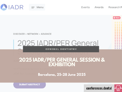 2025 IADR/PER General Session & Exhibition (Barcelona, 25-28 June 2025)