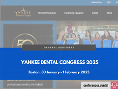 Yankee Dental Congress 2025 (Boston, 30 January - 1 February 2025)