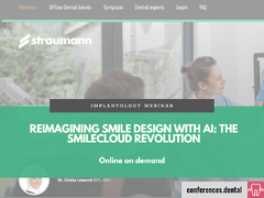 Reimagining Smile Design With AI: The Smilecloud Revolution (Online on demand)