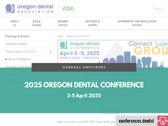 2025 Oregon Dental Conference (3-5 April 2025)