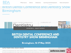 British Dental Conference and Dentistry Show Birmingham (Birmingham, 16-17 May 2025)