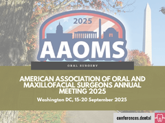 American Assoc. of Oral Maxillofacial Surgeons Meeting 2025 (Washington DC, 15-20 September 2025)